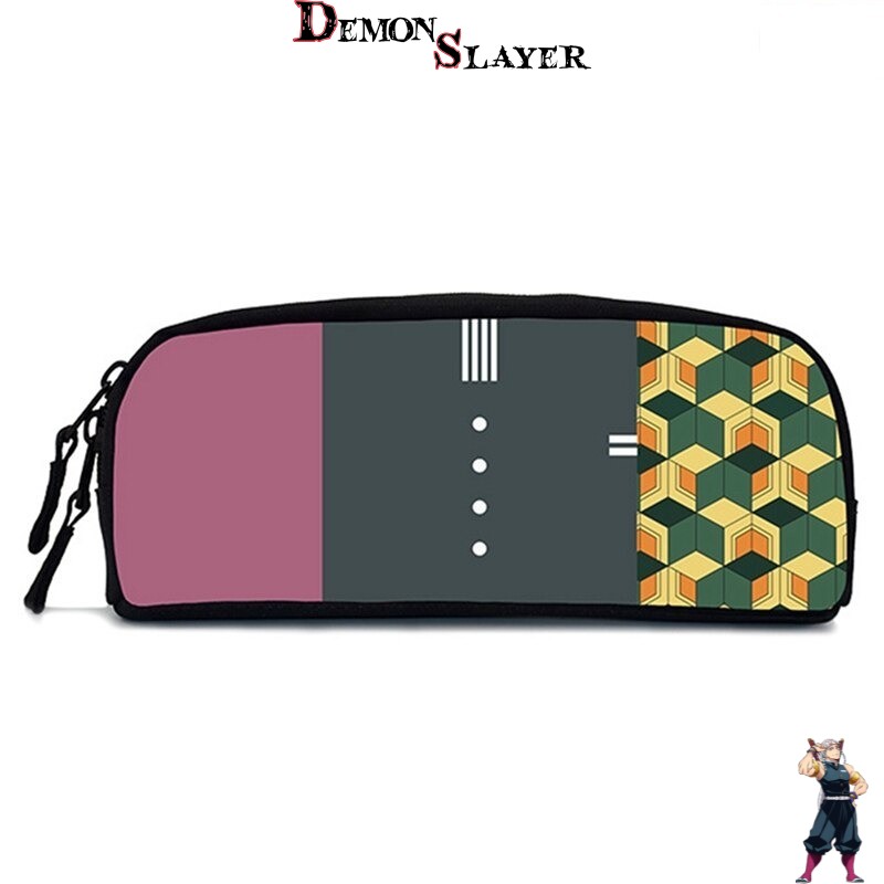 Trousse Demon Slayer Giyu Tomioka à carreaux
