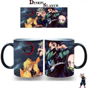 Mug Demon Slayer avec Inosuke, Zenitsu et Nezuko