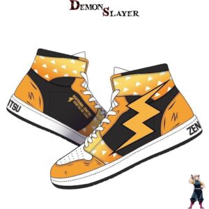 Chaussures Zenitsu Agatsuma Demon Slayer, tailles 36 à 44