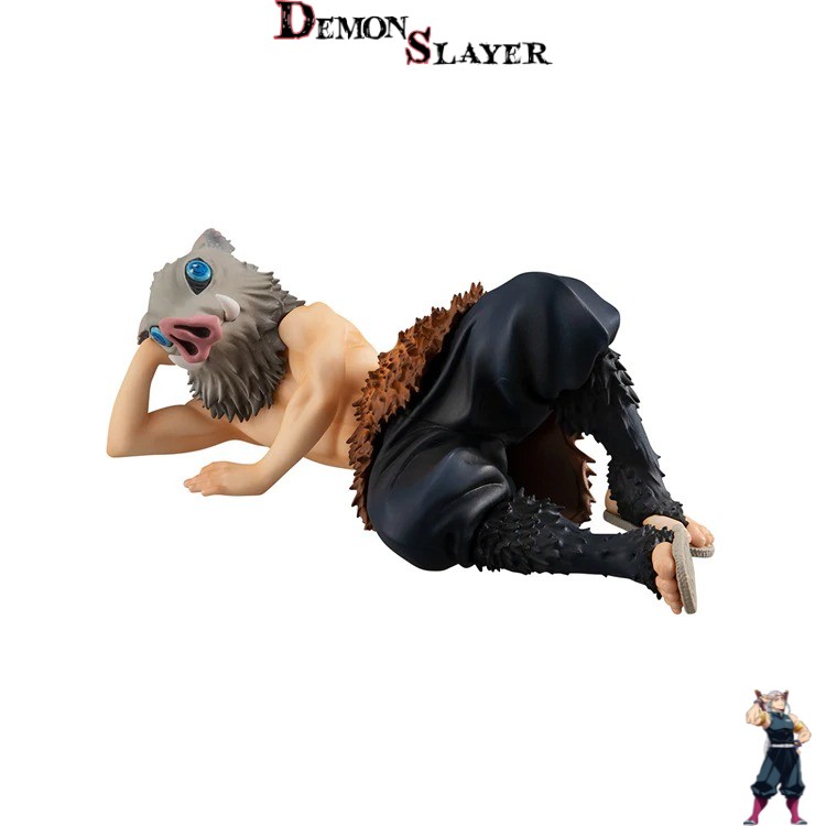 Figurine Demon Slayer - Inosuke Hashibira en pose allongée