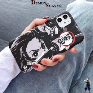 Coque iPhone Demon Slayer duo Tanjiro et Nezuko
