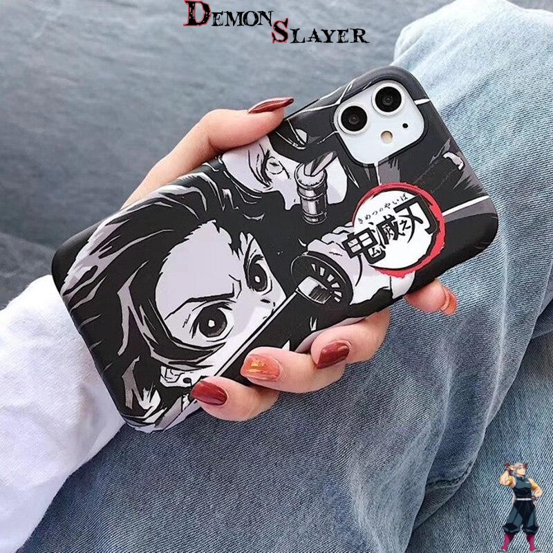 Coque iPhone Demon Slayer duo Tanjiro et Nezuko