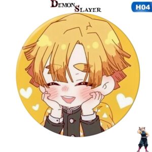 Pin’s kawaii Demon Slayer Zenitsu Souriant