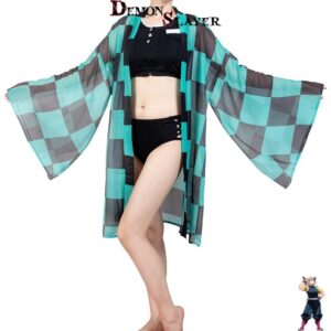 Maillot de bain Demon Slayer Tanjiro Kamado, bikini ou haori