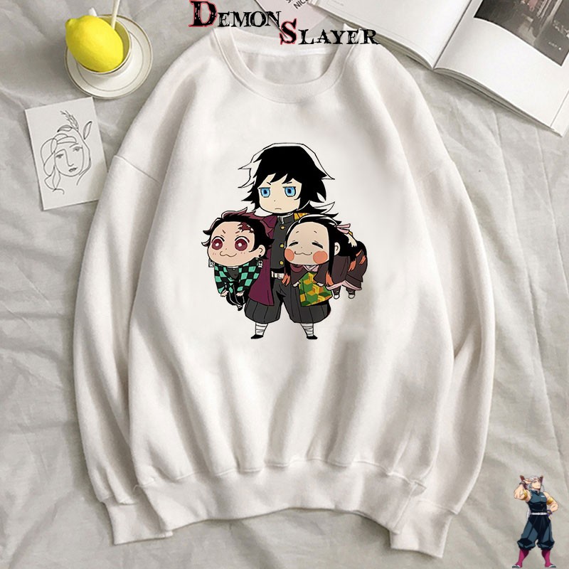 Pull Demon Slayer Tomioka à l'image de Tanjiro et Nezuko
