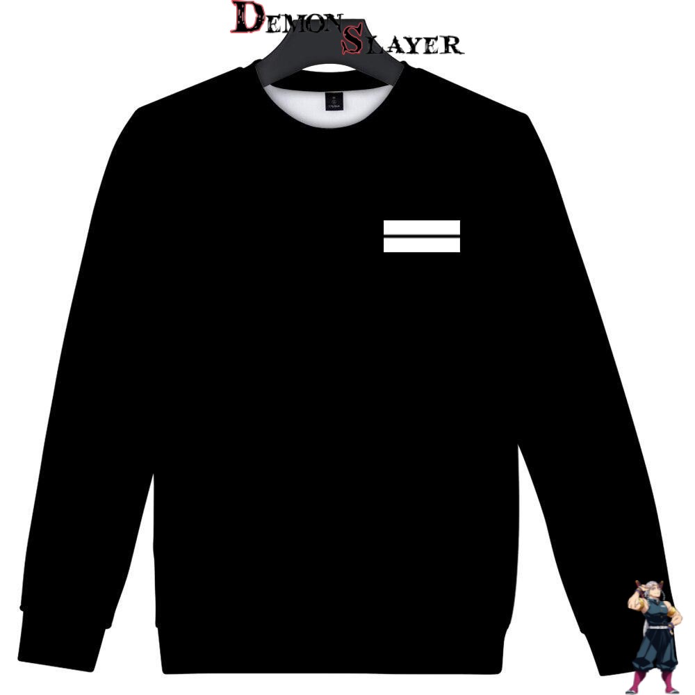 Pull Demon Slayer Corps Kimetsu, tailles XS à 4XL