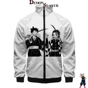 Veste Demon Slayer Tanjiro & Luffy, tailles jusqu'à 4XL