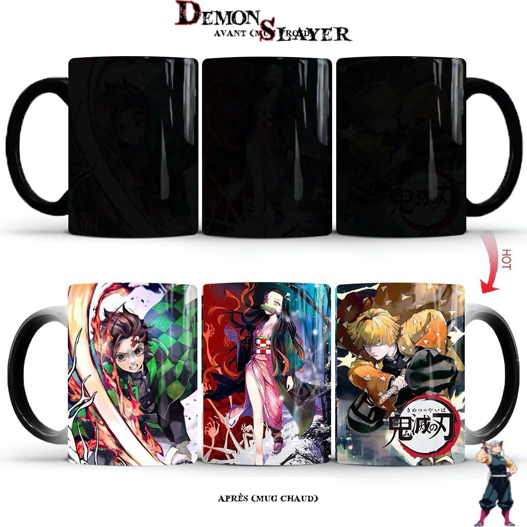 Mug Demon Slayer, Tanjiro Nezuko et Zenitsu