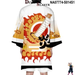 Kimono Kyojuro Rengoku de Demon Slayer