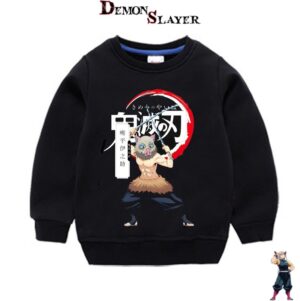 Pull enfant Demon Slayer Inosuke Hashibara, tailles 90cm à 150cm