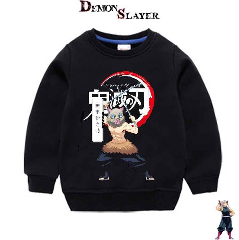 Pull enfant Demon Slayer Inosuke Hashibara, tailles 90cm à 150cm