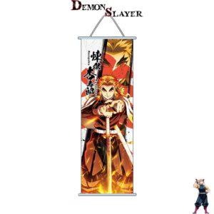 Toile murale Demon Slayer modèle 6 Kyojuro Rengok épée