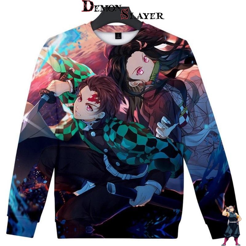 Pull Demon Slayer avec Tanjiro et Nezuko
