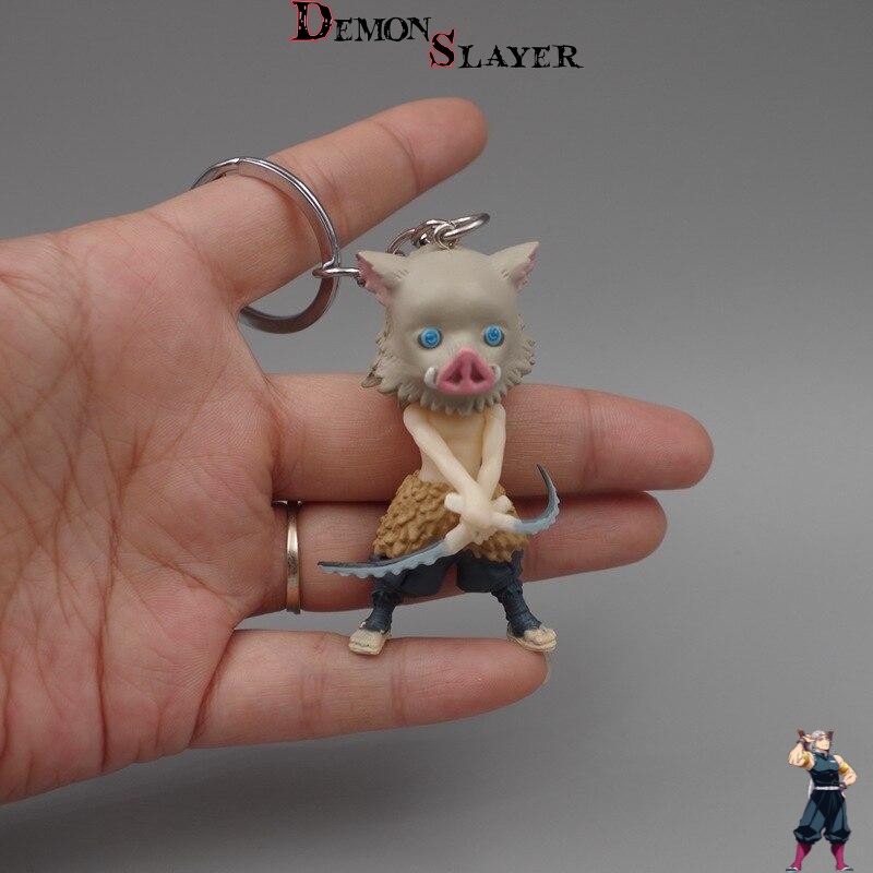 Porte-clé Inosuke avec Sabre Demon Slayer noir