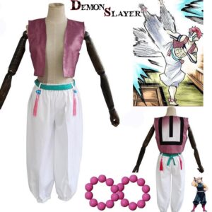 Cosplay Akaza Demon Slayer, tailles S à XXXL