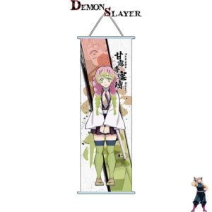 Toile murale Demon Slayer modèle 5 Mitsuri Kanroji souriante