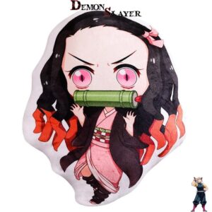 Peluche Demon Slayer Nezuko Kamado énervé en 13 cm, 20 cm, 35 cm ou 45 cm