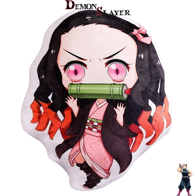Peluche Demon Slayer Nezuko Kamado énervé en 13 cm, 20 cm, 35 cm ou 45 cm