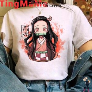 T-Shirt Féminin Demon Slayer Nezuko Choqué