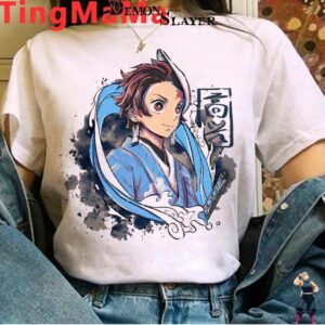 T-shirt féminin Tanjiro Fier de Demon Slayer