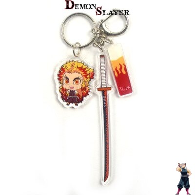Porte-clé sabre Kyojuro Rengoku Demon Slayer