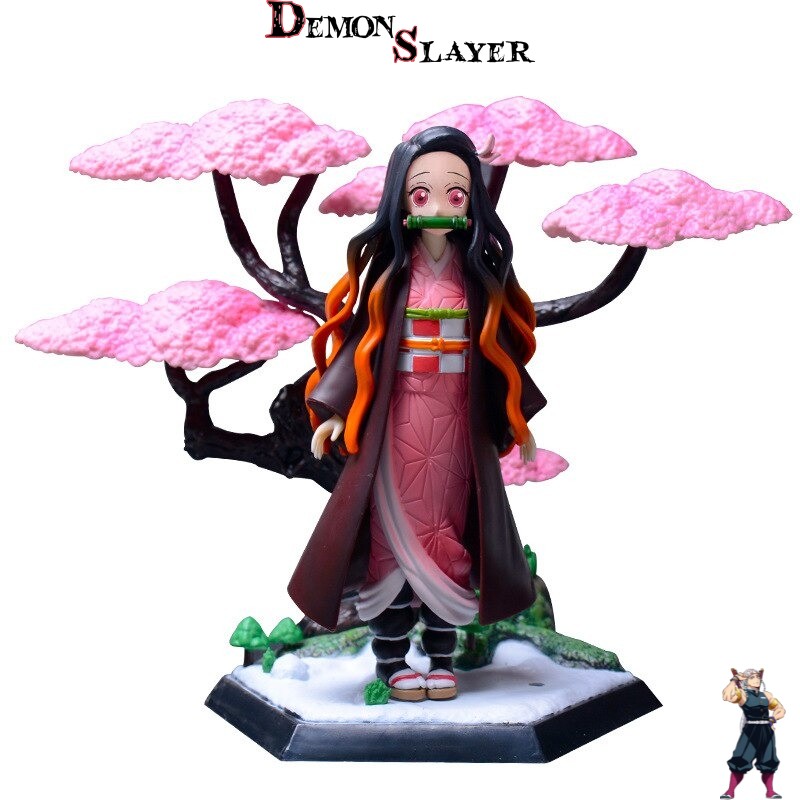 Figurine Nezuko Kamado Sakura de Demon Slayer