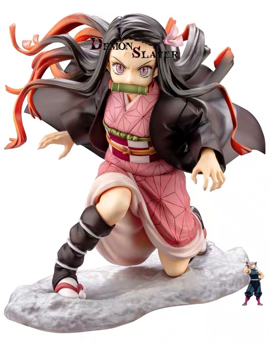 Figurine Nezuko Kamado Demon Slayer en attaque