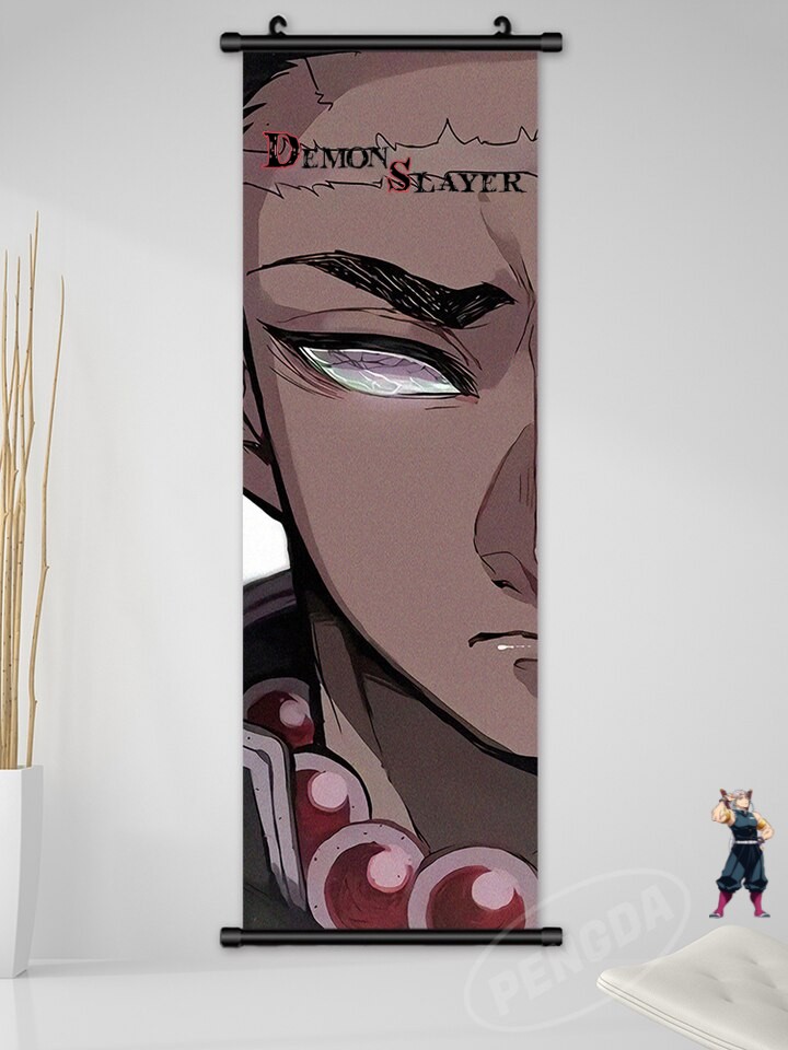Poster déroulant Demon Slayer Gyomei Himejima, tête Hashira