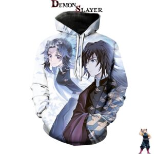 Sweat Demon Slayer Shinobu et Tomioka du XXS au 5XL
