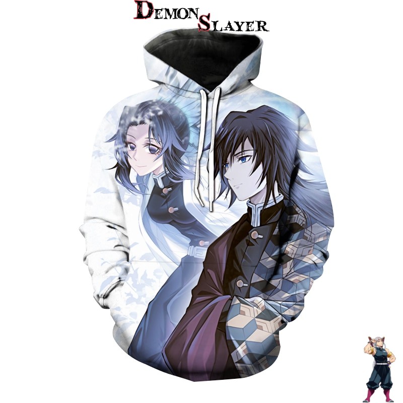 Sweat Demon Slayer Shinobu et Tomioka du XXS au 5XL