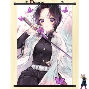 Poster déroulant Demon Slayer Shinobu Kocho Kawaii, taille au choix
