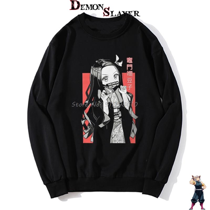 Pull Demon Slayer Nezuko Kamado avec bambou