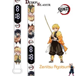 Montre LED Demon Slayer Zenitsu Agatsuma, modèle 17