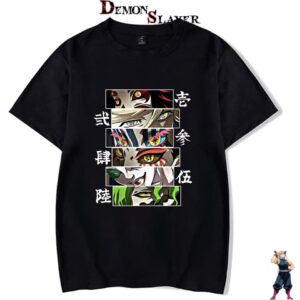 T-shirt Demon Slayer Tête de Démon en 9 couleurs