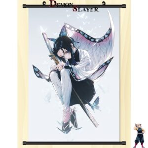 Poster déroulant Demon Slayer Shinobu Kocho assise Style40