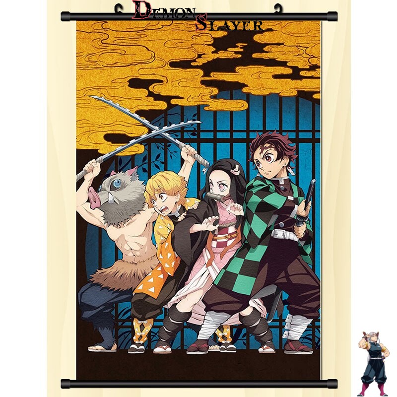 Poster déroulant Demon Slayer modèle Pourfendeurs