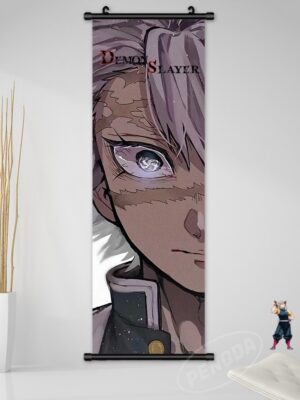 Poster déroulant Demon Slayer Sanemi Shinazugawa, tête Hashira