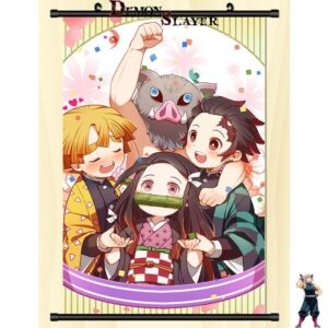 Poster déroulant Demon Slayer modèle Pourfendeurs Démons Trop Mignon