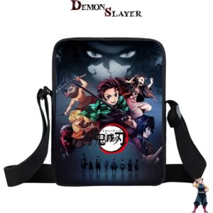 Sacoche Demon Slayer motif affiche