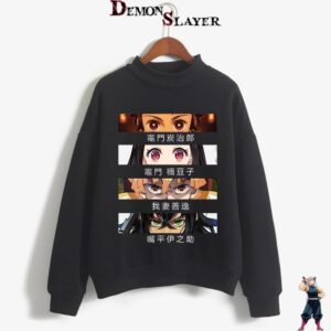 Pull Demon Slayer Pourfendeurs, tailles S à 2XL