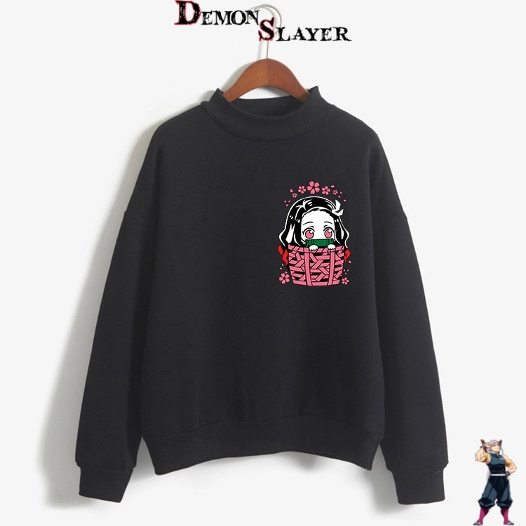 Pull Demon Slayer Nezuko avec sa boîte