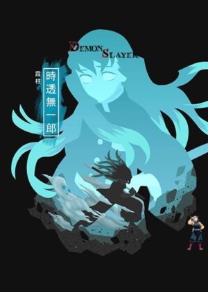 Poster dessin Demon Slayer Muichiro Tokito, formats au choix