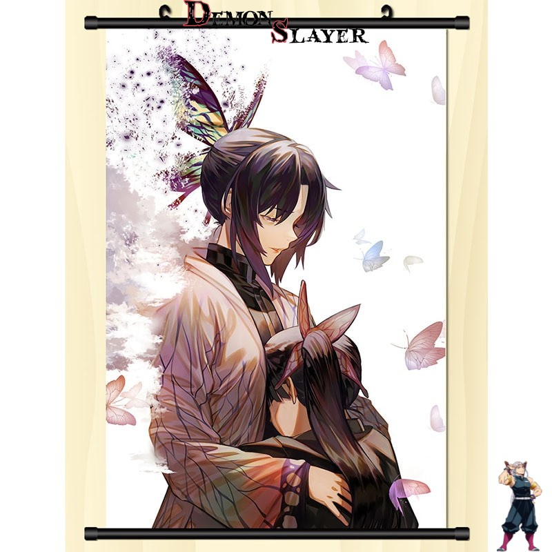 Poster déroulant Demon Slayer Kanao Tsuyuri et Kanae Kocho, style 29