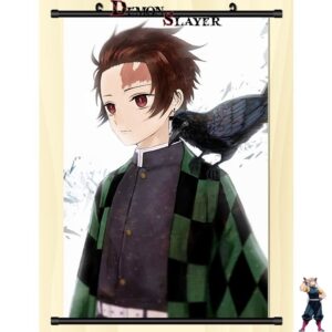 Poster déroulant Demon Slayer Tanjiro Kamado en 20 cm x 30 cm ou 30 cm x 45 cm
