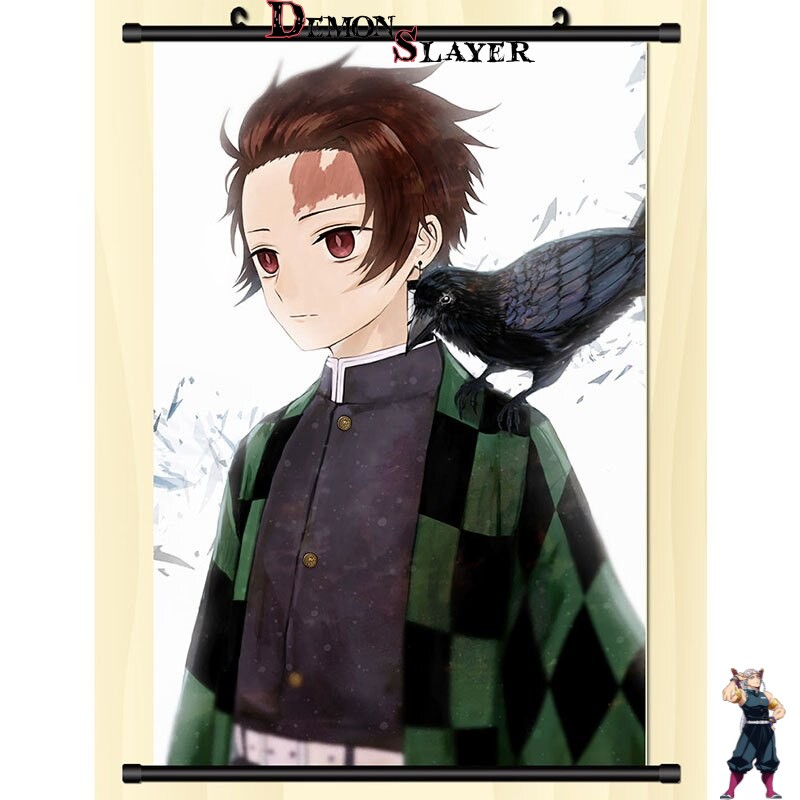 Poster déroulant Demon Slayer Tanjiro Kamado en 20 cm x 30 cm ou 30 cm x 45 cm