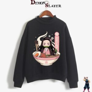 Pull Demon Slayer Nezuko Ramen, modèle Nezuko
