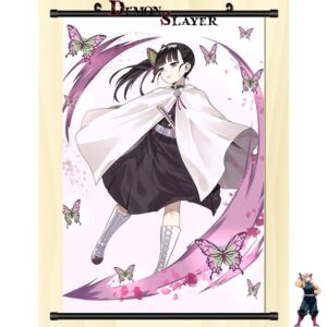 Poster déroulant Demon Slayer Kanao Tsuyuri kawaii pour décoration