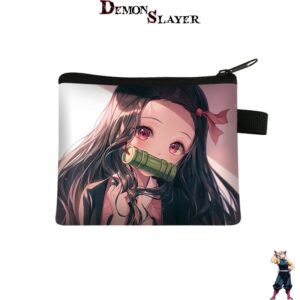 Portemonnaie Demon Slayer, modèle Nezuko Kamado Kawaii