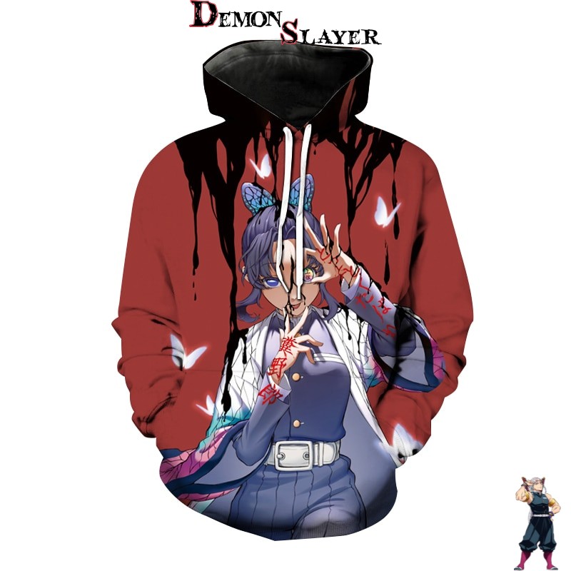 Sweat Demon Slayer Shinobu Kawaii modèle AHAA2493