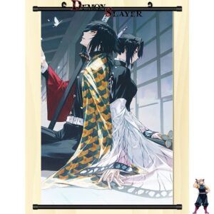 Poster déroulant Demon Slayer Tomioka et Shinobu, Style50